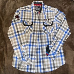 AFFLICTION BUTTON DOWN